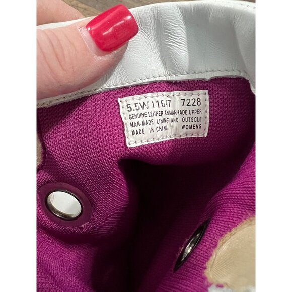 Timberland Multicolored Flat Winter Boots Genuine Leather Upper Size 5.5 - Picture 7 of 7